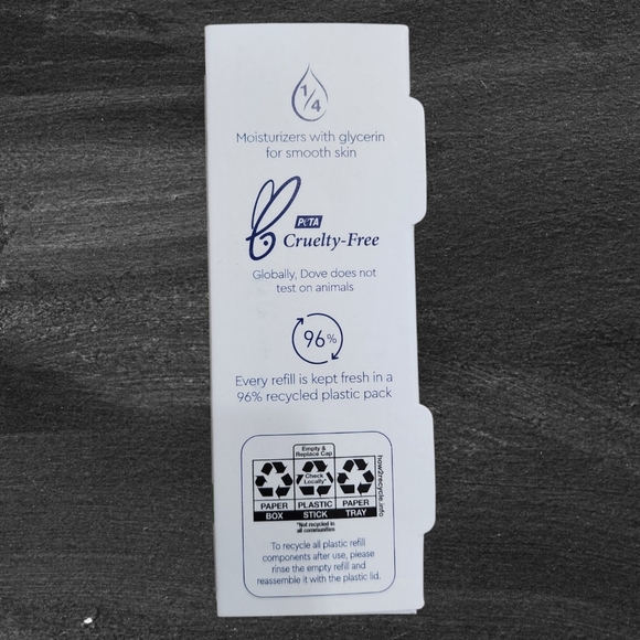 Dove Green Tea & Cucumber Deodorant Refills Aluminum Free 48 Hour - Picture 4 of 9